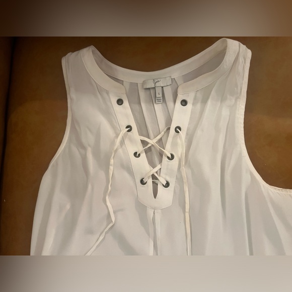 Joie Tank Top Lace Up - Picture 3 of 4